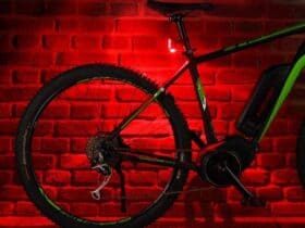 * Fahrrad HERZ herzförmig Rücklicht LED Hoden Fahrradhoden ROT mit BATTERIEN
