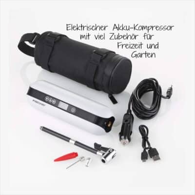 GHB Mini Auto-Luftpumpe Elektrischer Luftverdichter für Fahrrad